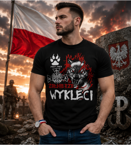 KOSZULKA ŻOŁNIERZE WYKLĘCI 44-63